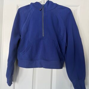 Lululemon Athletica Royal Blue Half-Zip Hoodie XS/S